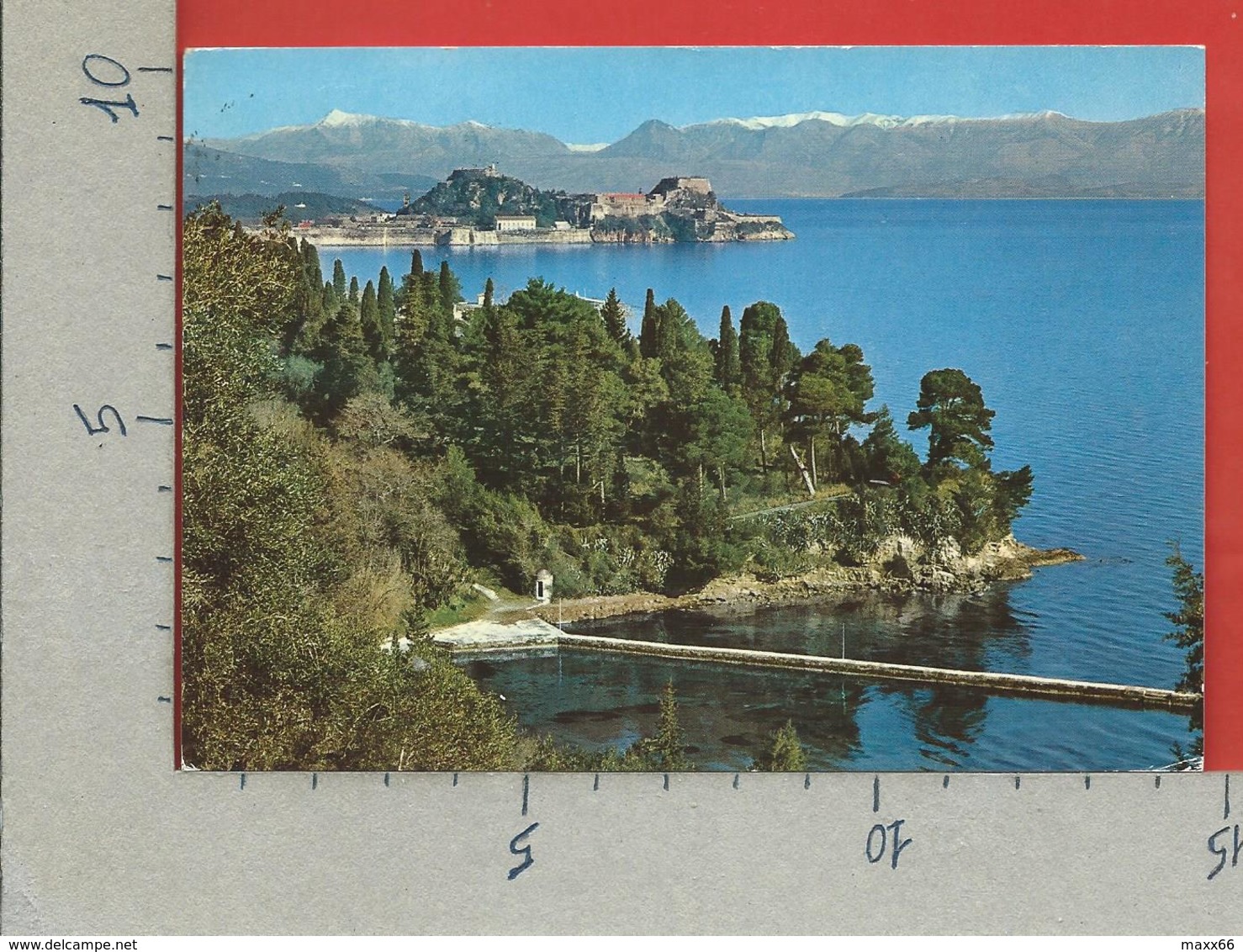 CARTOLINA VG GRECIA - CORFU KEPKYRA - Veduta Parziale - 10 X 15 - ANN. 1972 - Grecia