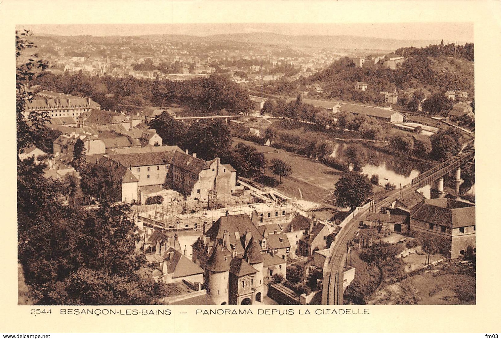 Besançon Braun 2544 Voie Ferrée Train - Besancon