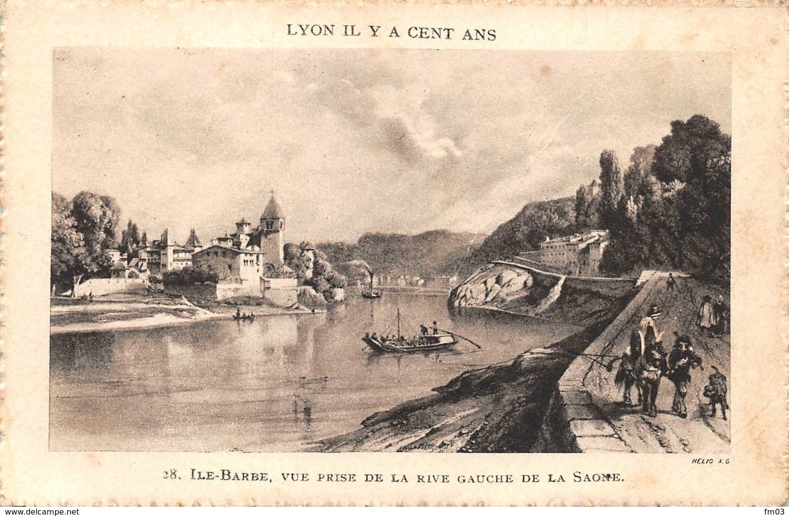 Lyon 9 Saint Rambert Ile Barbe Et Caluire Halage Il Y A Cent Ans - Lyon 9