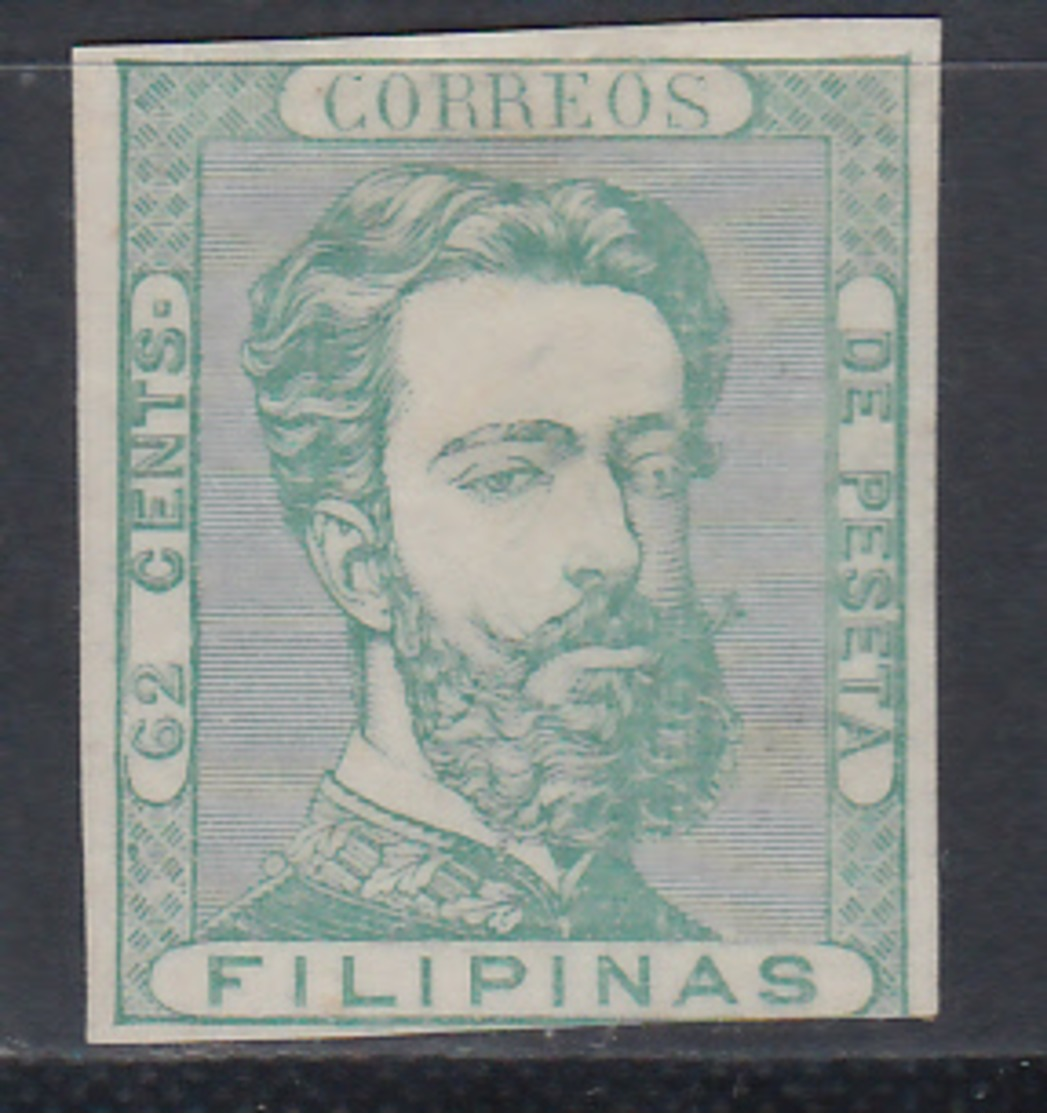 1872. Prueba, 62 Cts Verde, (*) - Filipinas