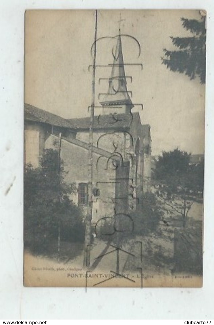 Pont-Saint-Vincent (54) : L'église En 1921 PF. - Autres & Non Classés
