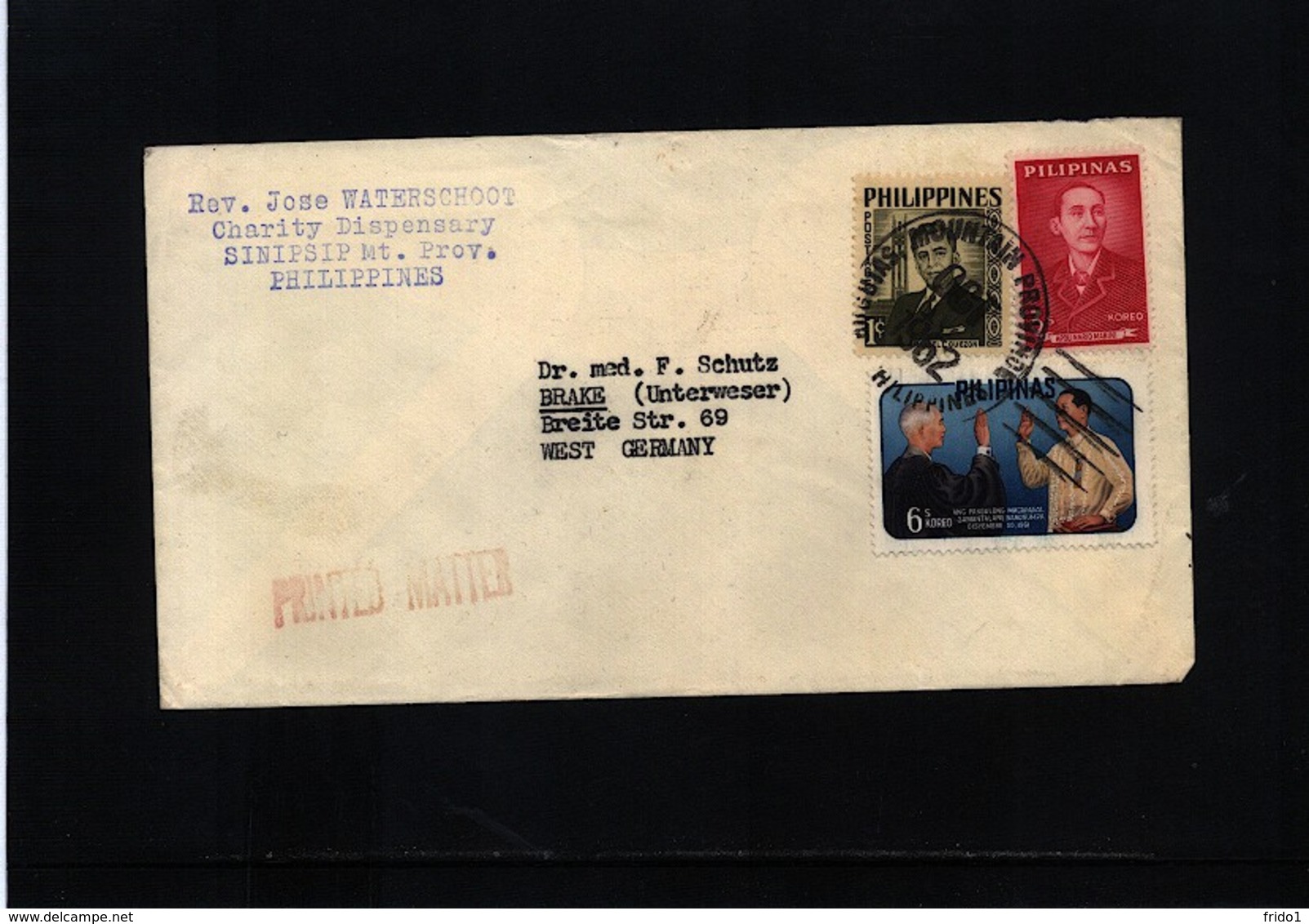 Philippines 1962 Interesting Airmail Letter - Philippinen