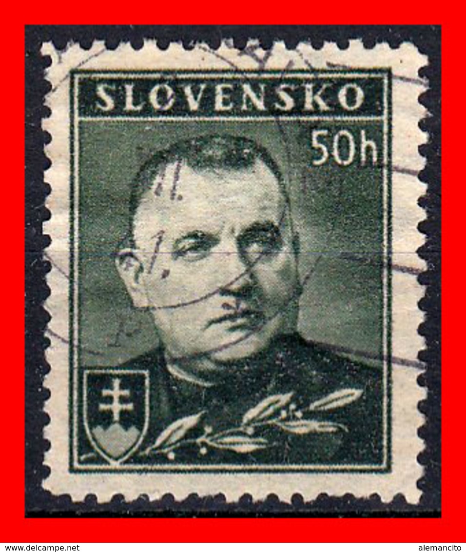 ESLOVAQUIA SELLO AÑO 1939 -1942 PRESIDENTE JOSEF TISO, 1887-1947 - Neufs