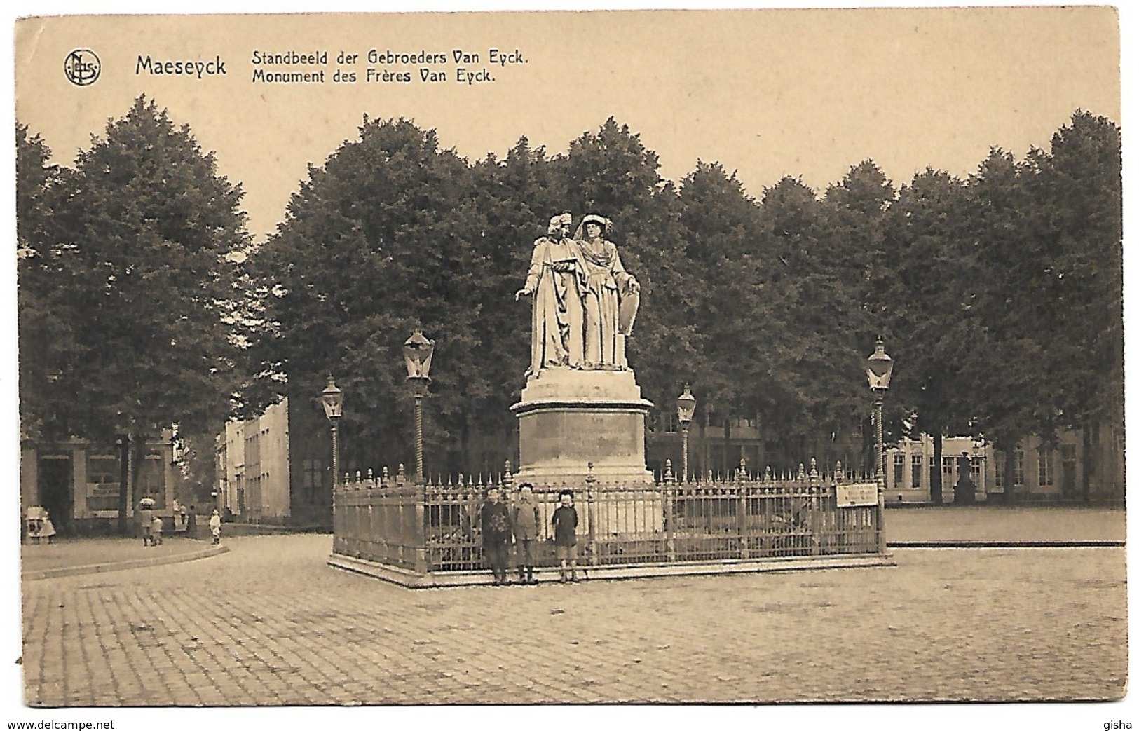 Maaseik Standbeeld Der Gebroeders Van Eyck - Maaseik