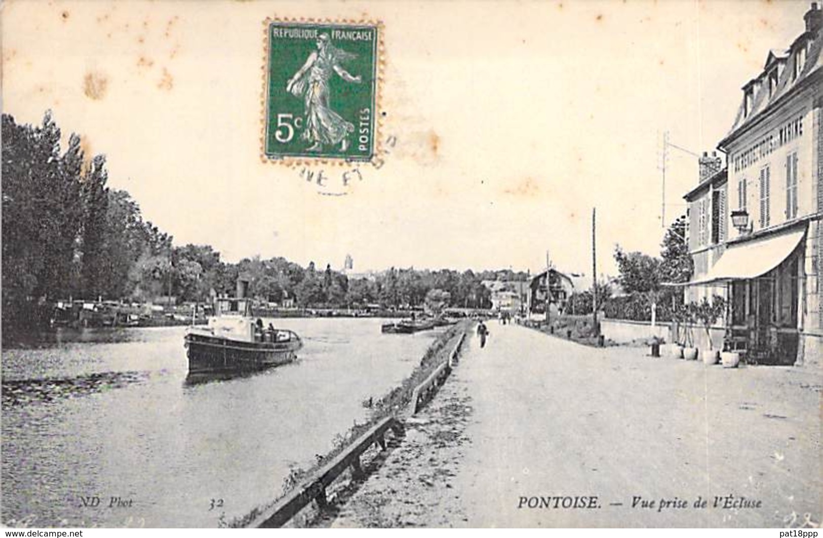 95 - PONTOISE : Vue Prise De L'Ecluse - CPA - Val D'Oise - Pontoise