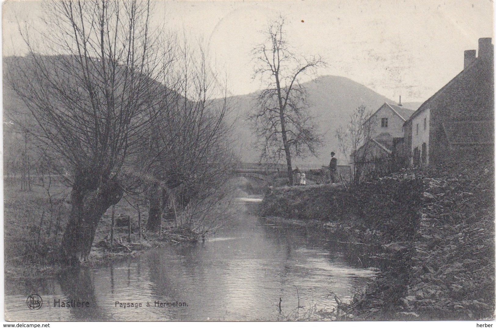 HASTIERE - 1909 - Paysage à Hermeton - Hastière