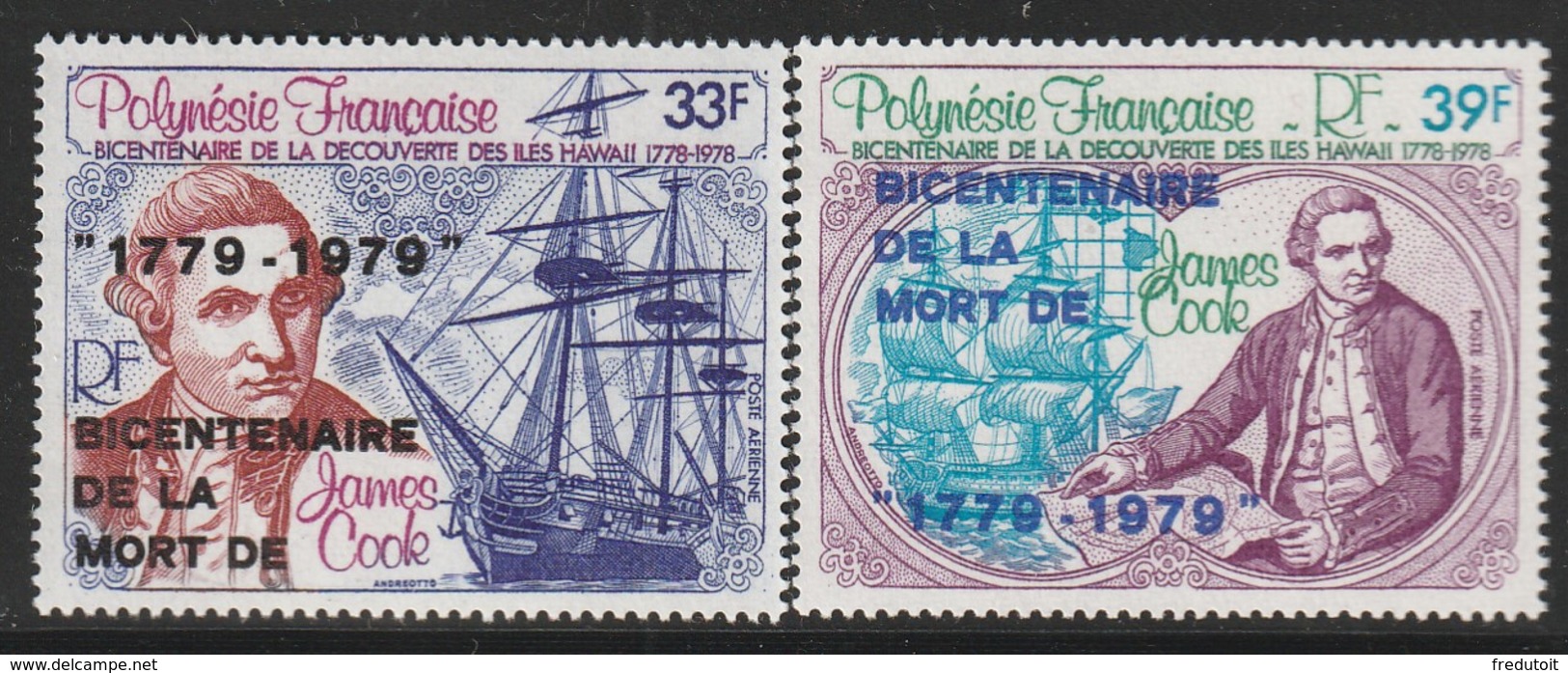 POLYNESIE - Poste Aérienne - PA N° 142/3 ** (1979) - Neufs