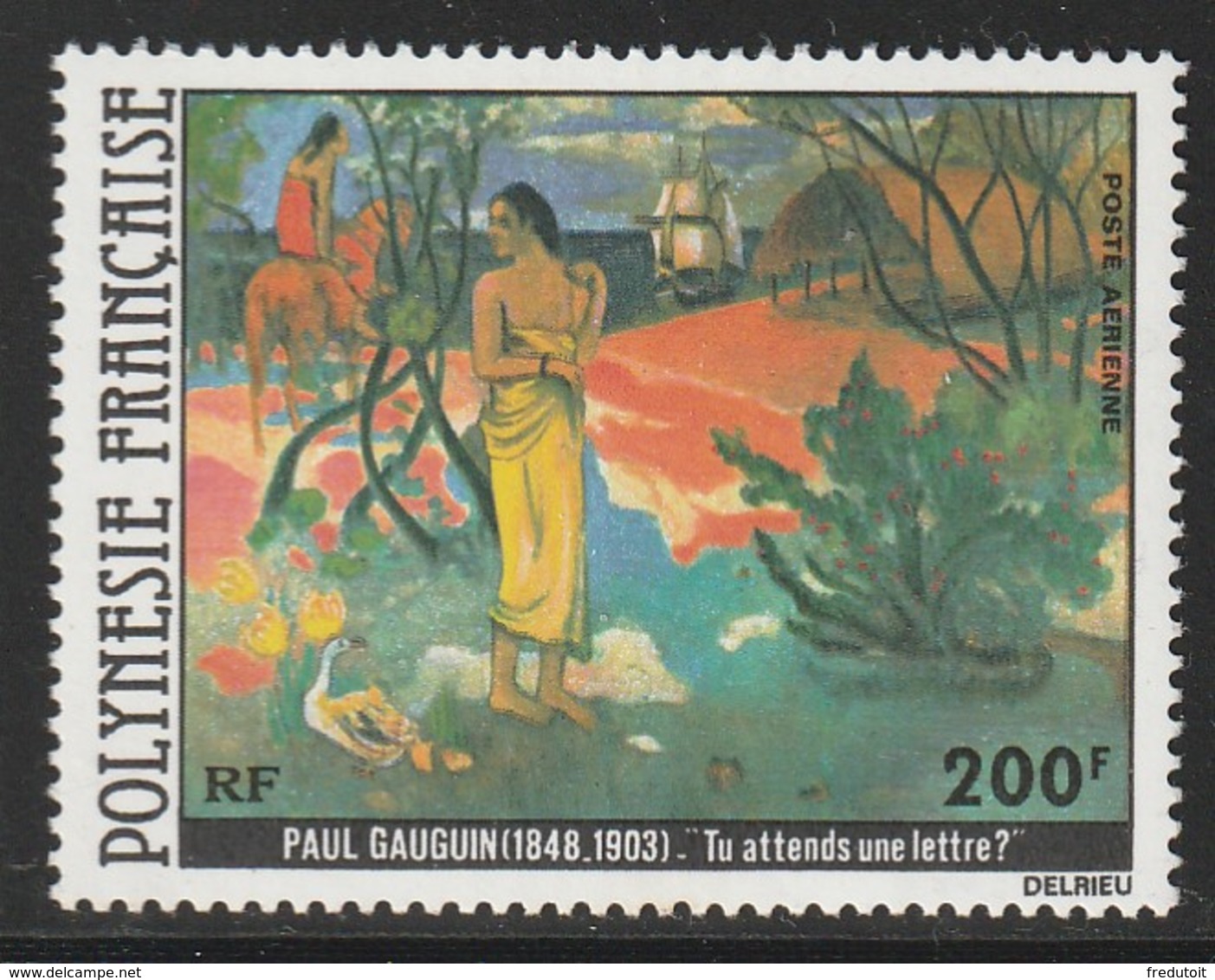 POLYNESIE - Poste Aérienne - PA N° 144 ** (1979) Gauguin - Neufs