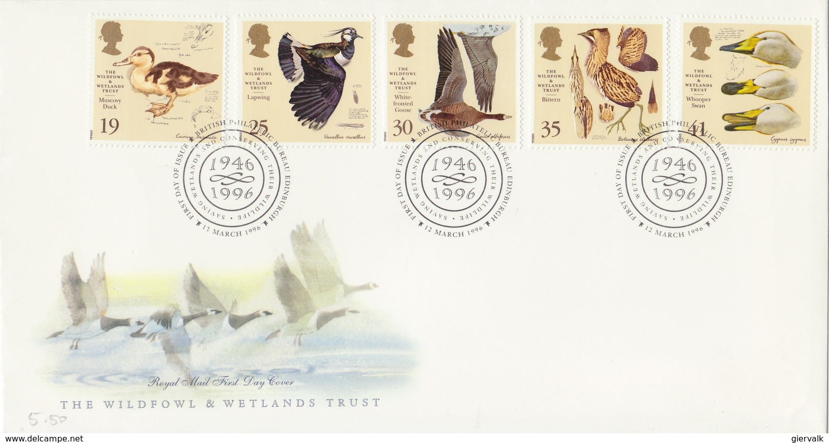 UNITED KINGDOM 1996 FDC With Birds.BARGAIN.!! - Andere & Zonder Classificatie