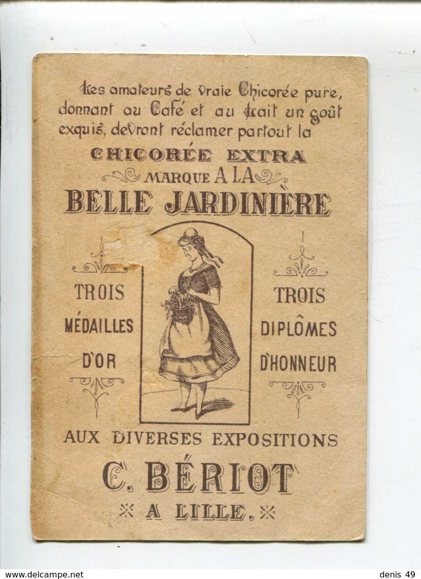 Chromo Chasse  Chicorée Bériot Lille - Autres & Non Classés