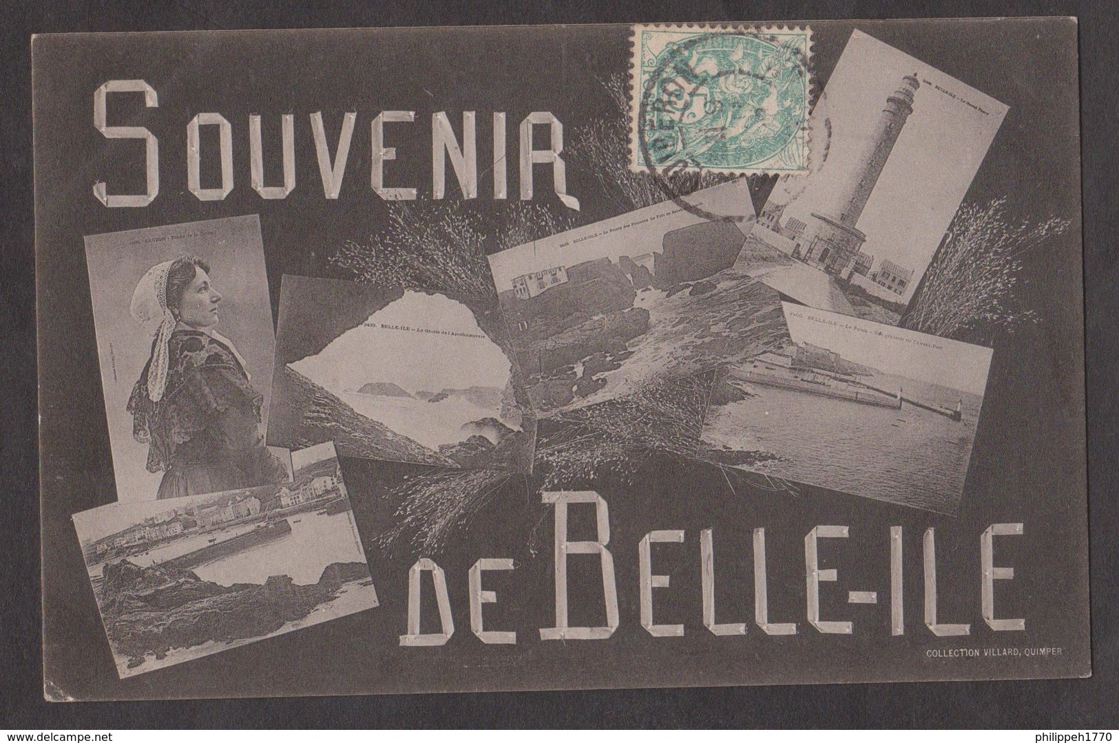 CPA SOUVENIR DE BELLE-ILE- - Belle Ile En Mer