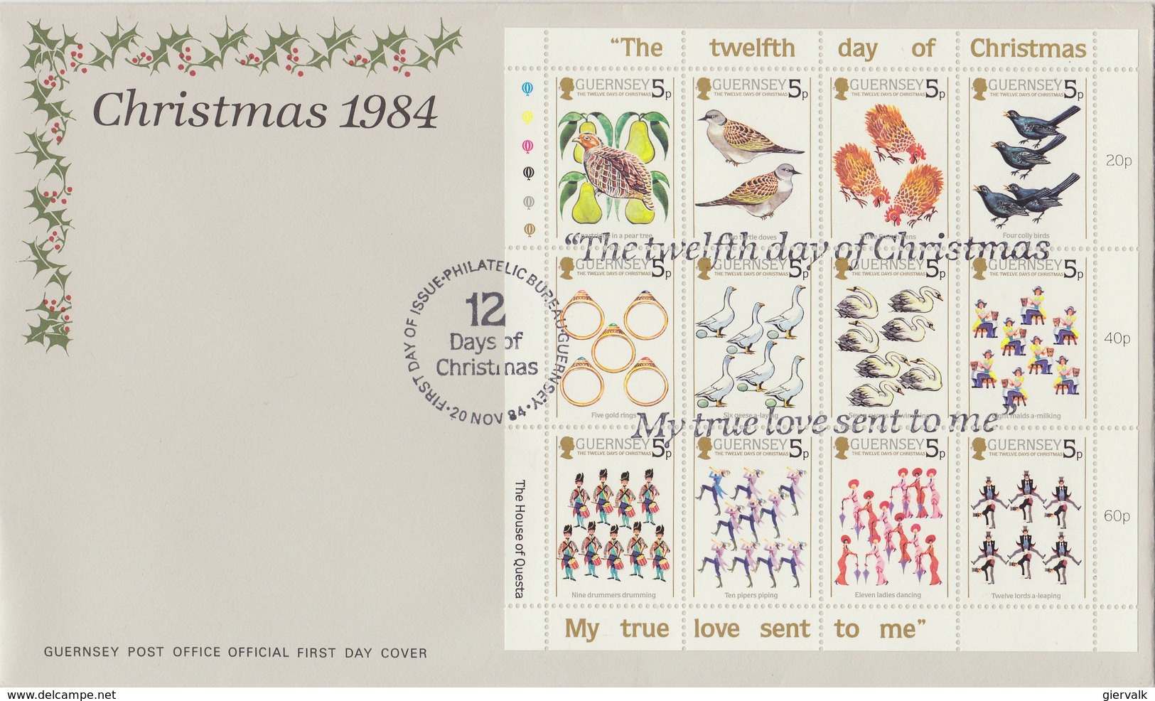 GUERNSEY 1984 FDC With Birds.BARGAIN.!! - Andere & Zonder Classificatie