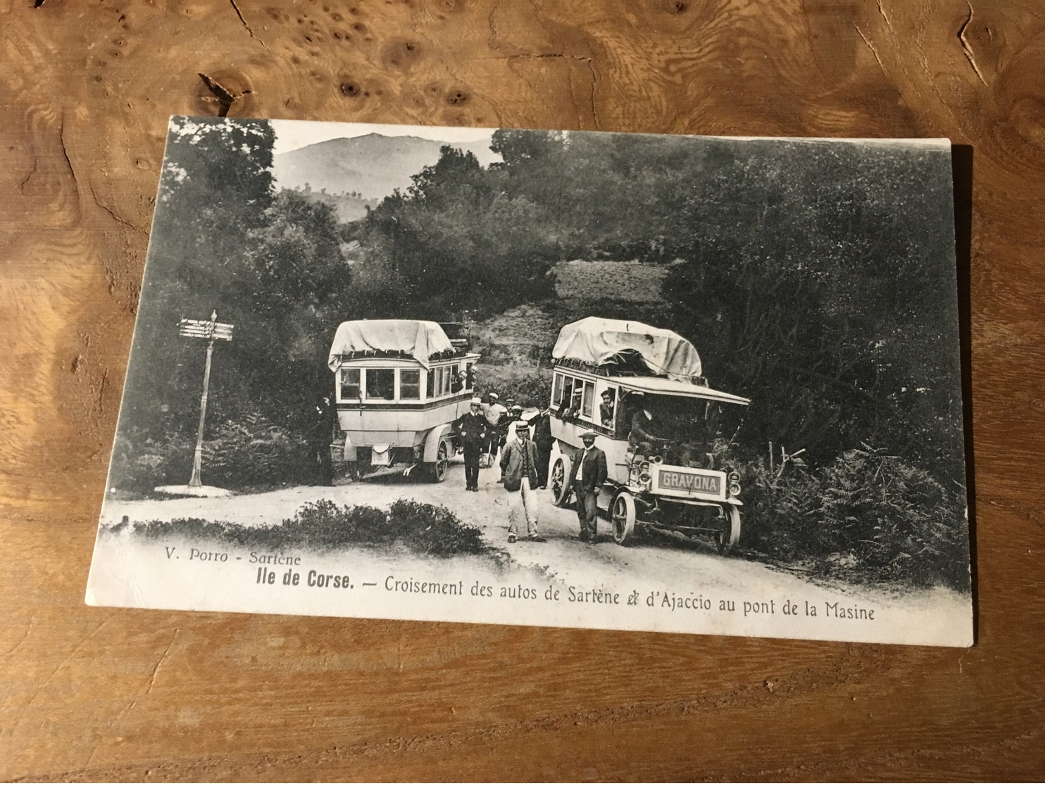 278/ SARTENE ILE DE CORSE CROISEMENT DES AUTOS DE SARTENE ET D AJACCIO AU PONT DE LA MASINE TTB RARE - Sartene