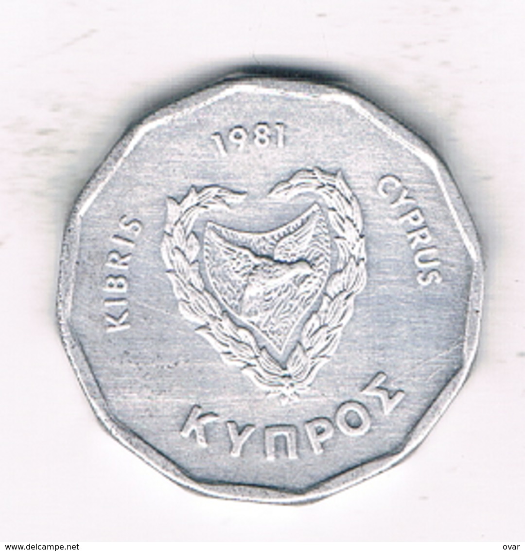 5 CENTS 1981 CYPRUS /1493/ - Chypre