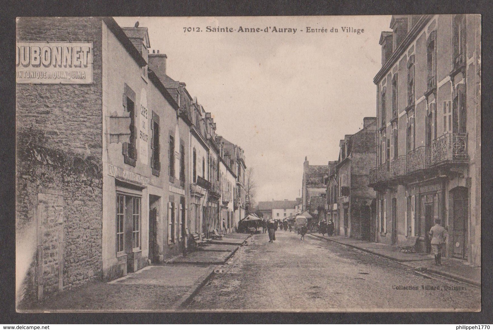 CPA SAINTE-ANNE-D'AURAY-Entrée Du Village- - Sainte Anne D'Auray