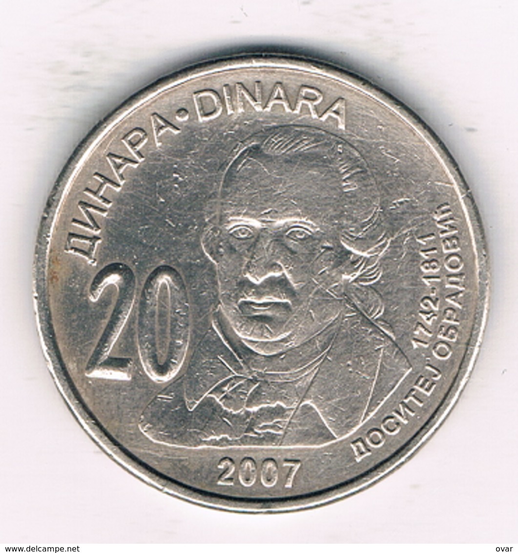 20 DINAR 2007 SERVIE /1499/ - Serbie