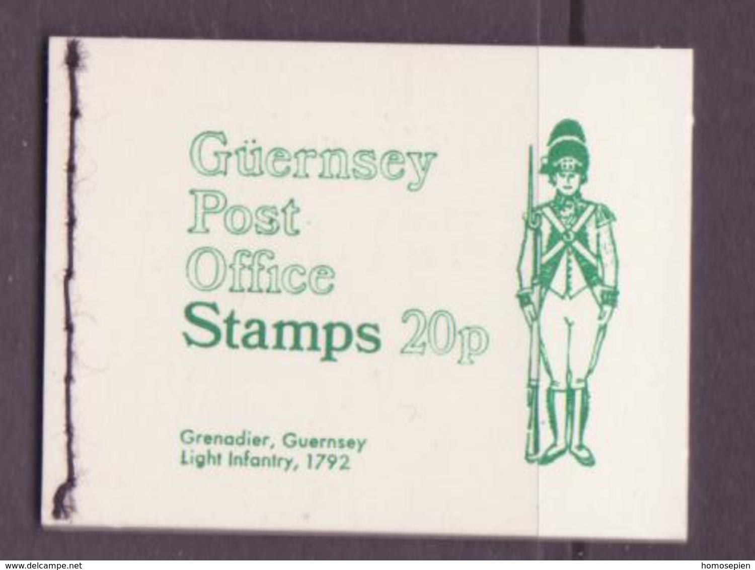Guernesey - Guernsey Carnet 1973 Y&T N°C11 - Michel N°MH0-5b *** - Carnet De 20p Grenadier De 1792 - Guernesey