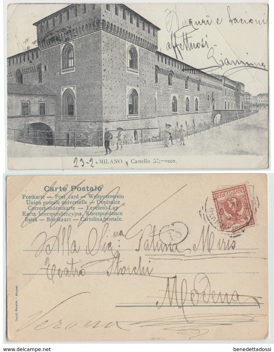 Milano - Castello Sforzesco, 1903 - Milano