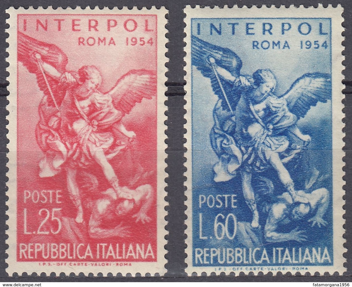 ITALIA - 1954 - Serie Completa Di 2 Valori Nuovi MNH: Yvert 681/682. - 1946-60: Nuovi