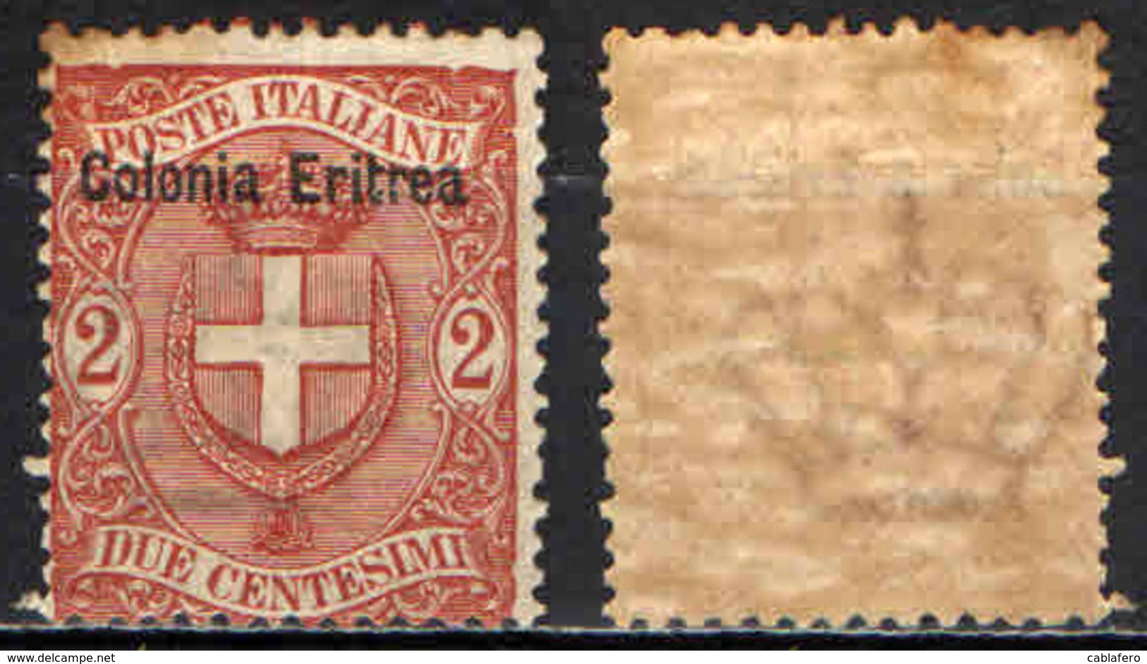 ITALIA - ERITREA - 1895 - STEMMA SABAUDO - MNH - Eritrea