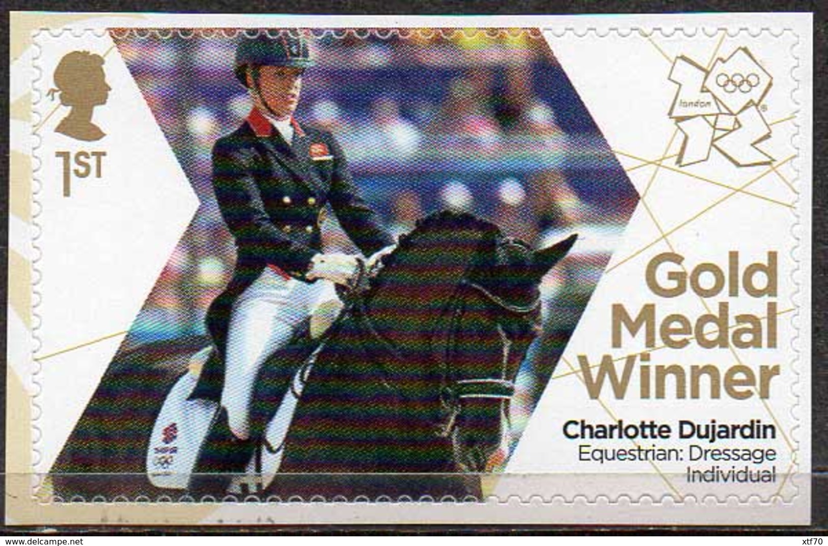 GREAT BRITAIN 2012 Olympic Games Gold Medal Winners: Charlotte Dujardin - Neufs