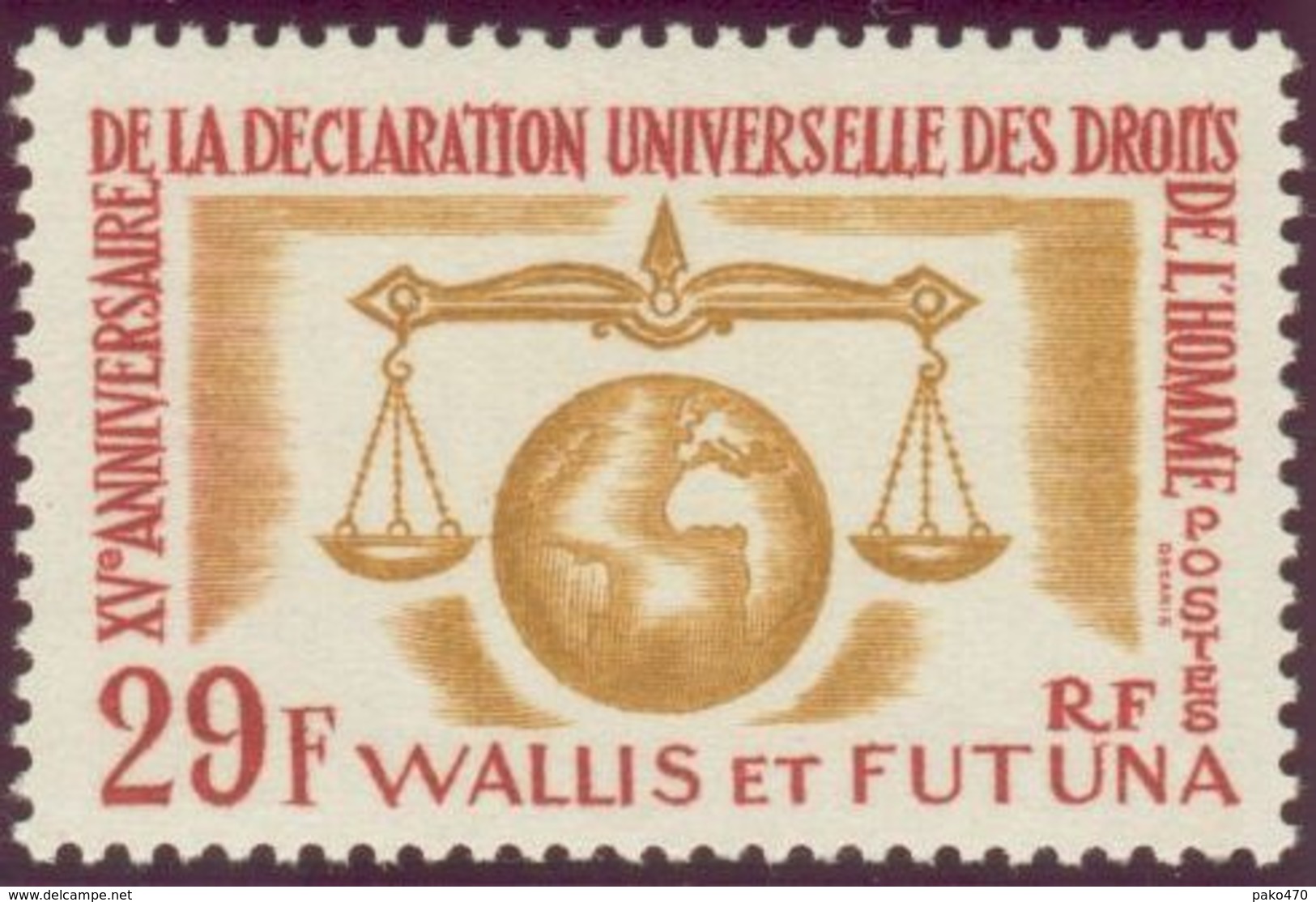 WALLIS ET FUTUNA N° 169 Neuf * - Unused Stamps