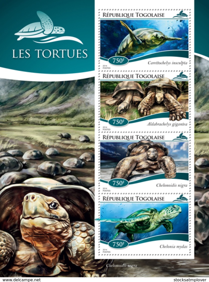 Togo 2014 Turtles Fauna - Togo (1960-...)