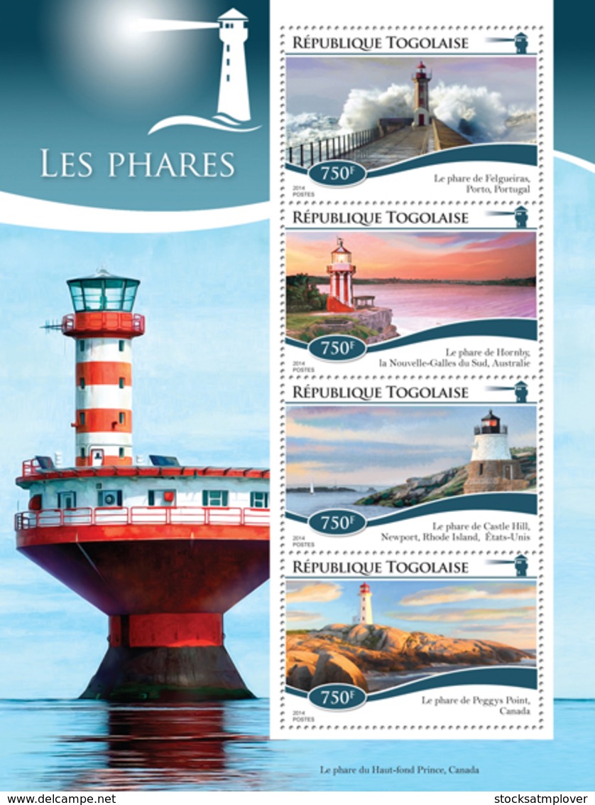 Togo  2014 Lighthouses - Togo (1960-...)