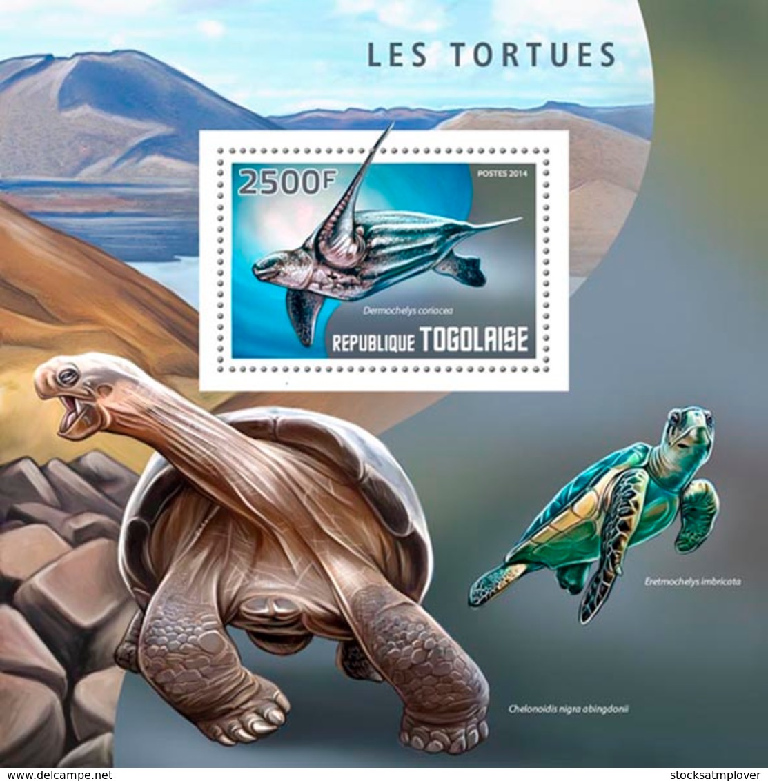 Togo  2014  Fauna  Turtles - Togo (1960-...)