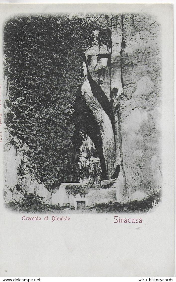 AK 0165  Siracusa - Orecchio Di Dionisio Um 1900-1910 - Siracusa