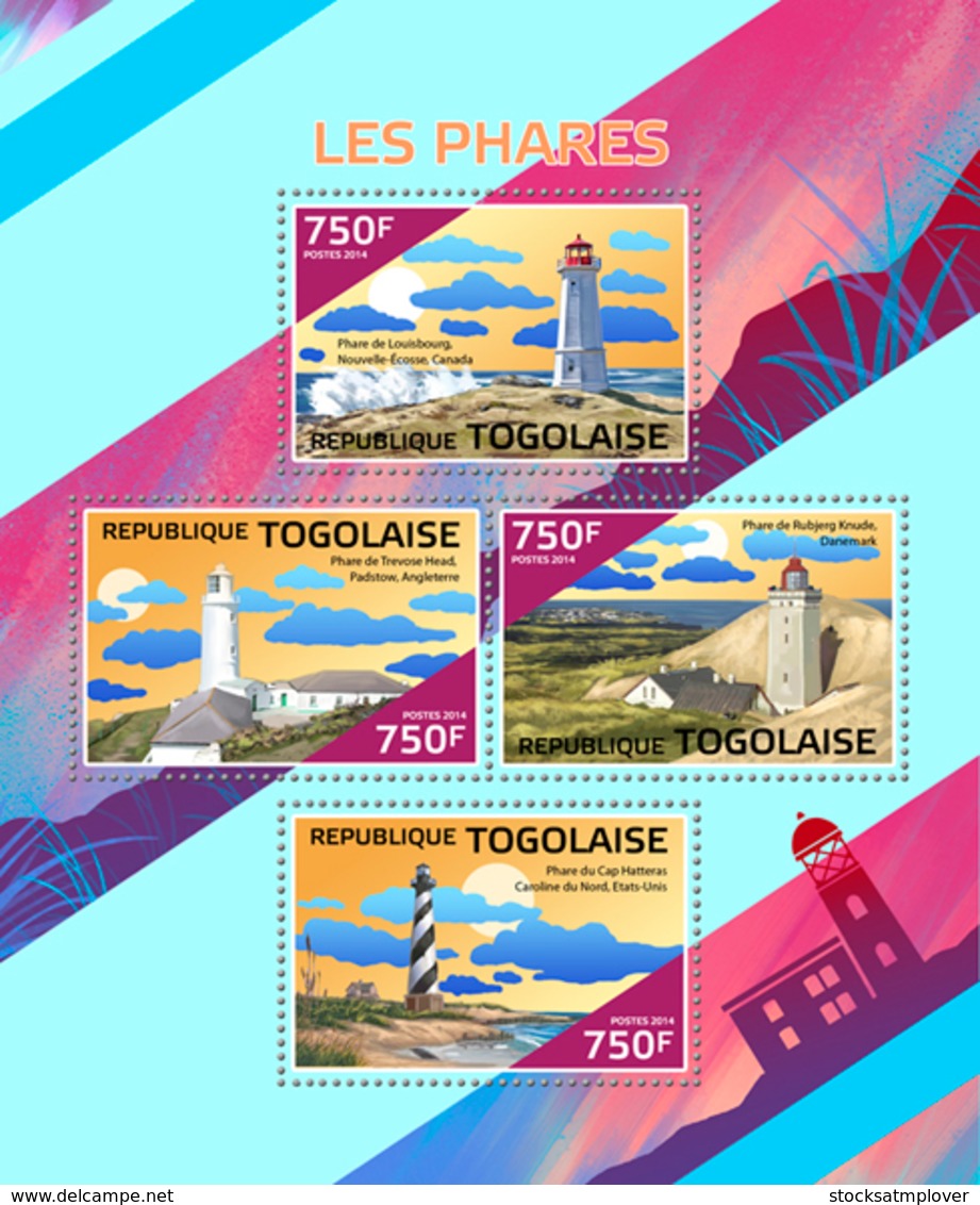 Togo  2014  Lighthouses - Togo (1960-...)