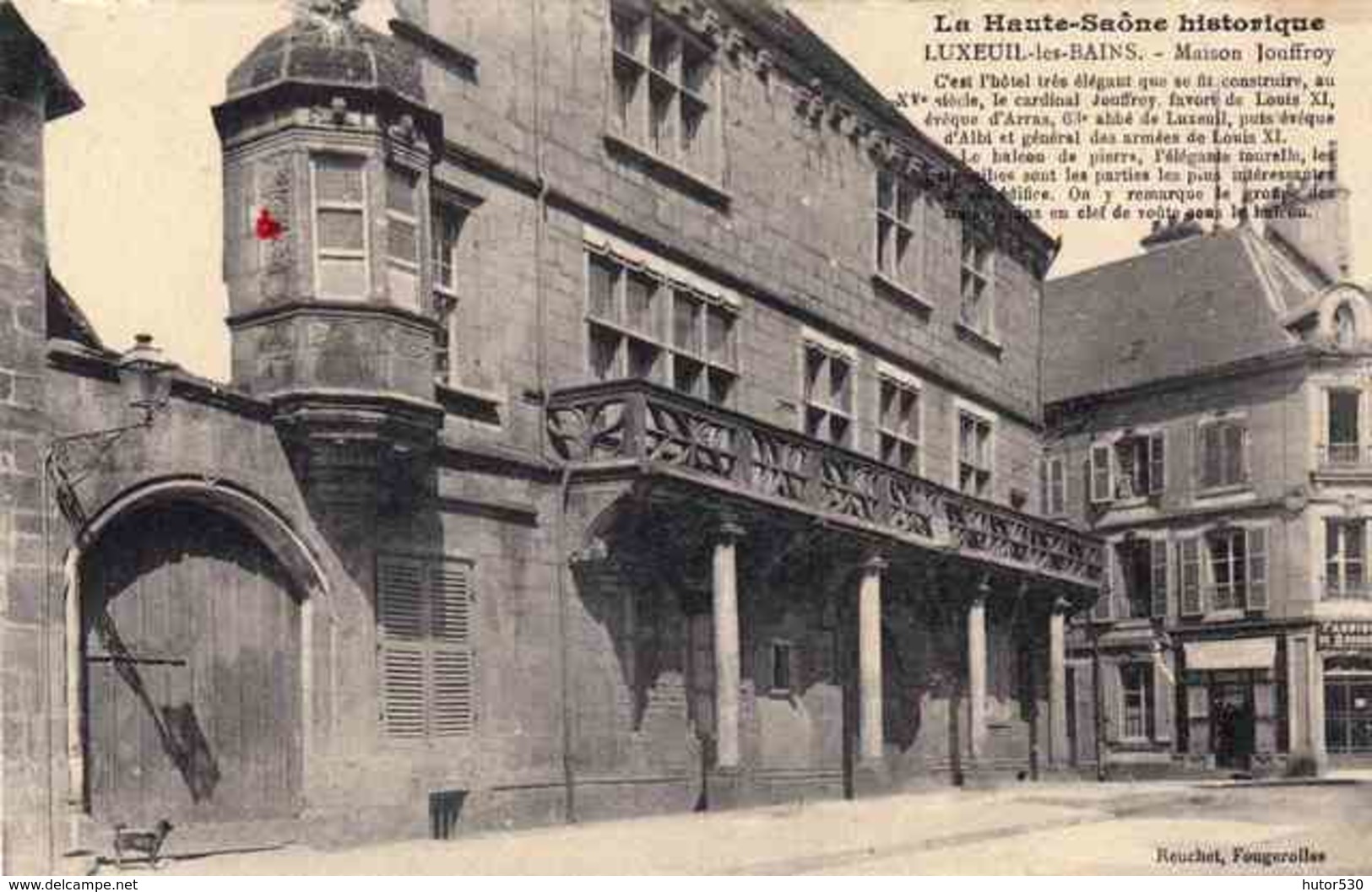 CPA LUXEUIL LES BAINS - MAISON JOUFFROY - Luxeuil Les Bains