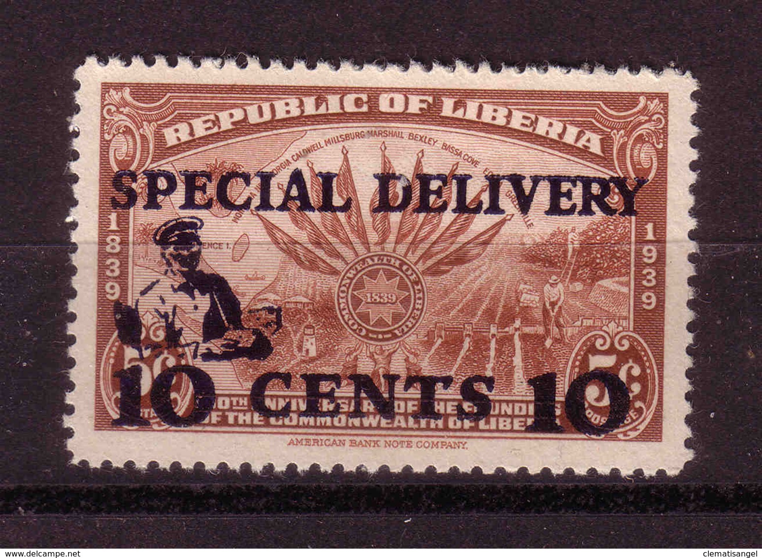 123d * LIBERIA 323 * EILBOTEN * POSTFRISCH ** !! - Liberia