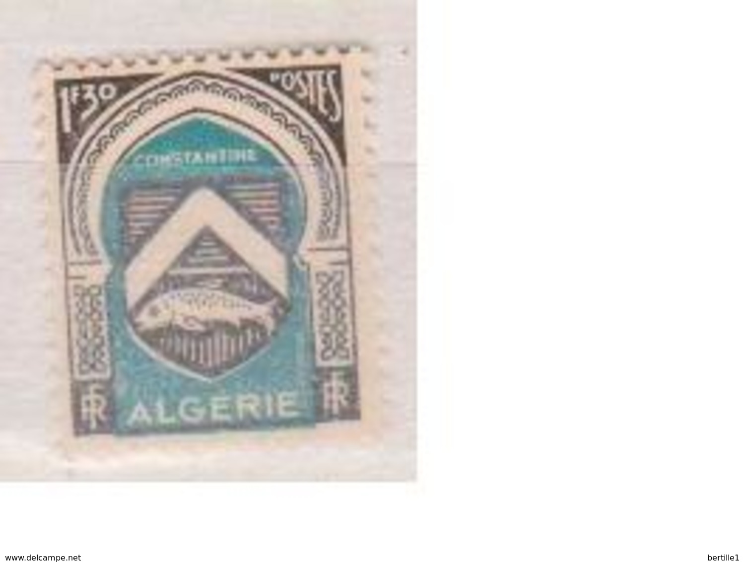 ALGERIE         N°  YVERT  :   257     NEUF AVEC  CHARNIERES      ( Ch 1/21  ) - Neufs