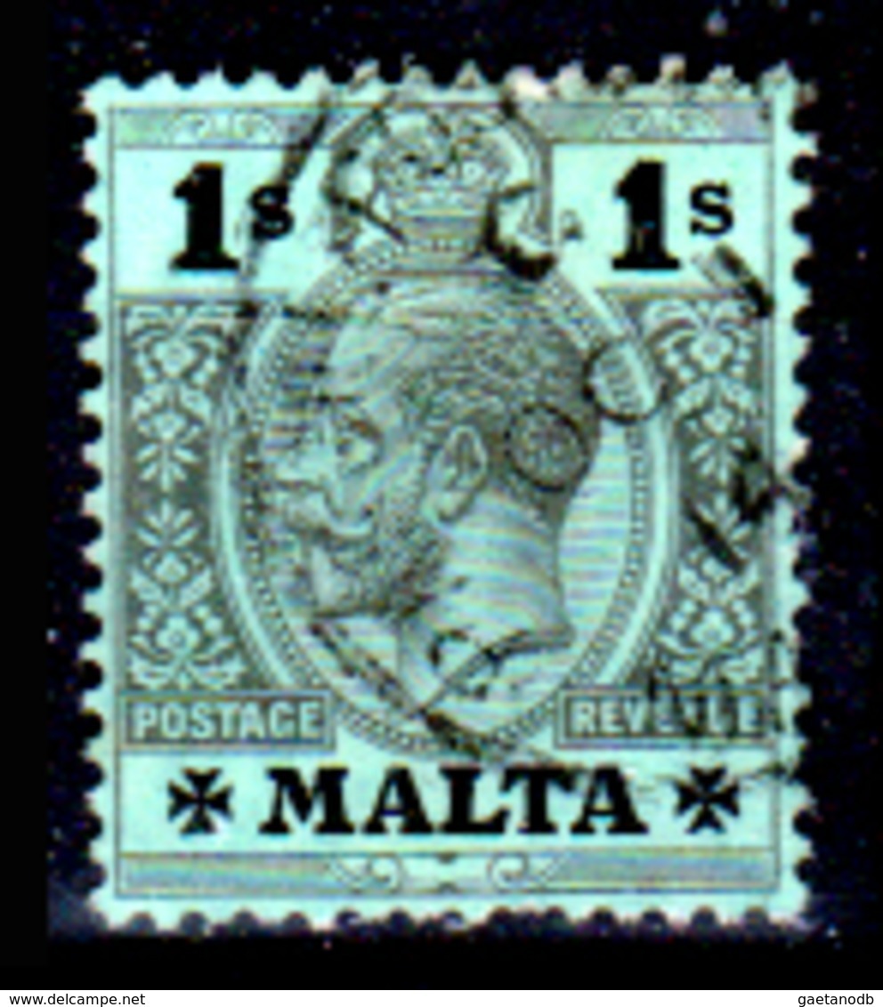 Malta-073 - Emissione 1913-19 (o) Used - Carta Bianca Al Verso - Senza Difetti Occulti. - Malta