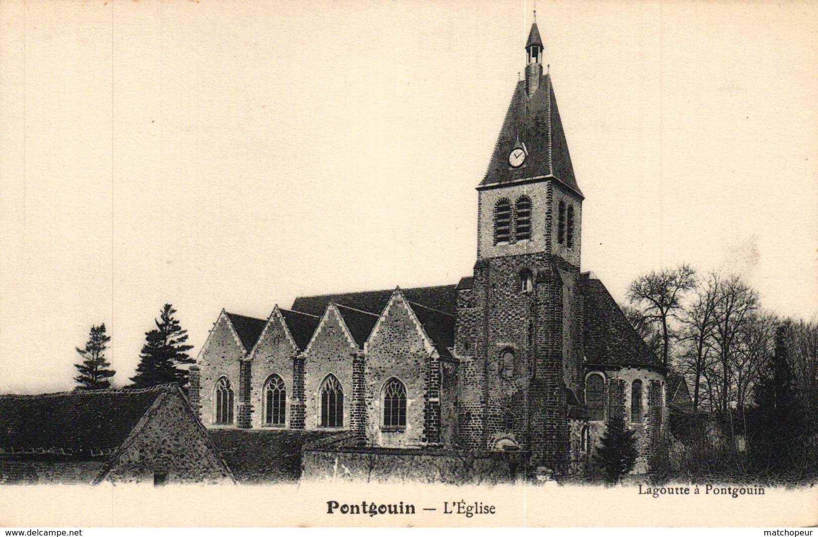 PONTGOUIN -28- L'EGLISE - Other & Unclassified