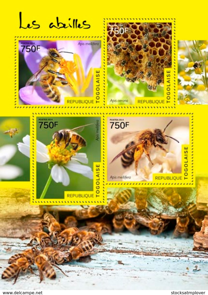 Togo  2014  Fauna Bees - Togo (1960-...)