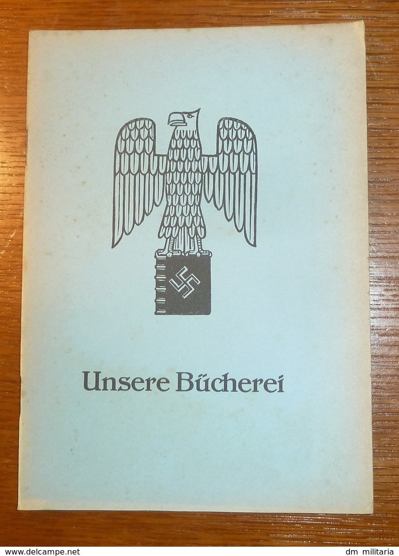 RARE Livret Allemand : Unsere Bücherei  - WW2 Moselle - 1939-45