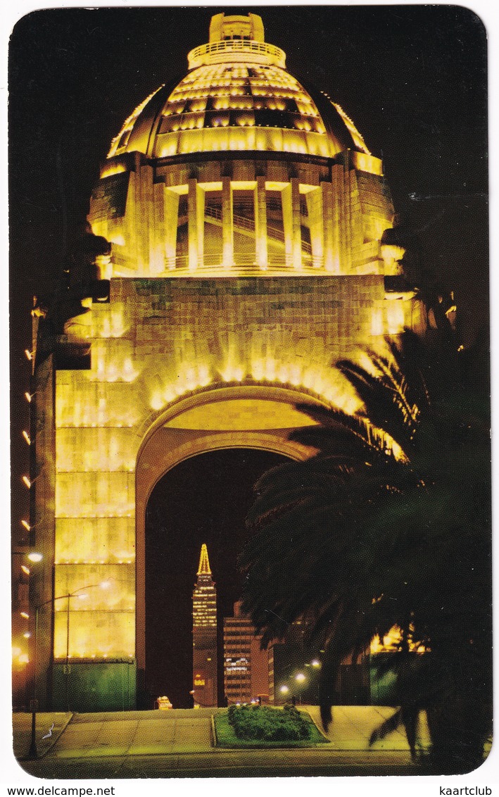 México - Vista Nocturna Del Monumento A La Revolución - (Mexico) - Mexico