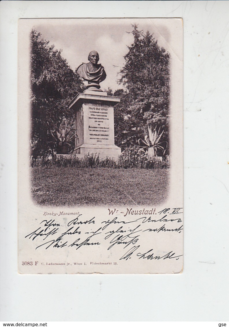 AUSTRIA  1904 - Kinsky Monument - Altri & Non Classificati