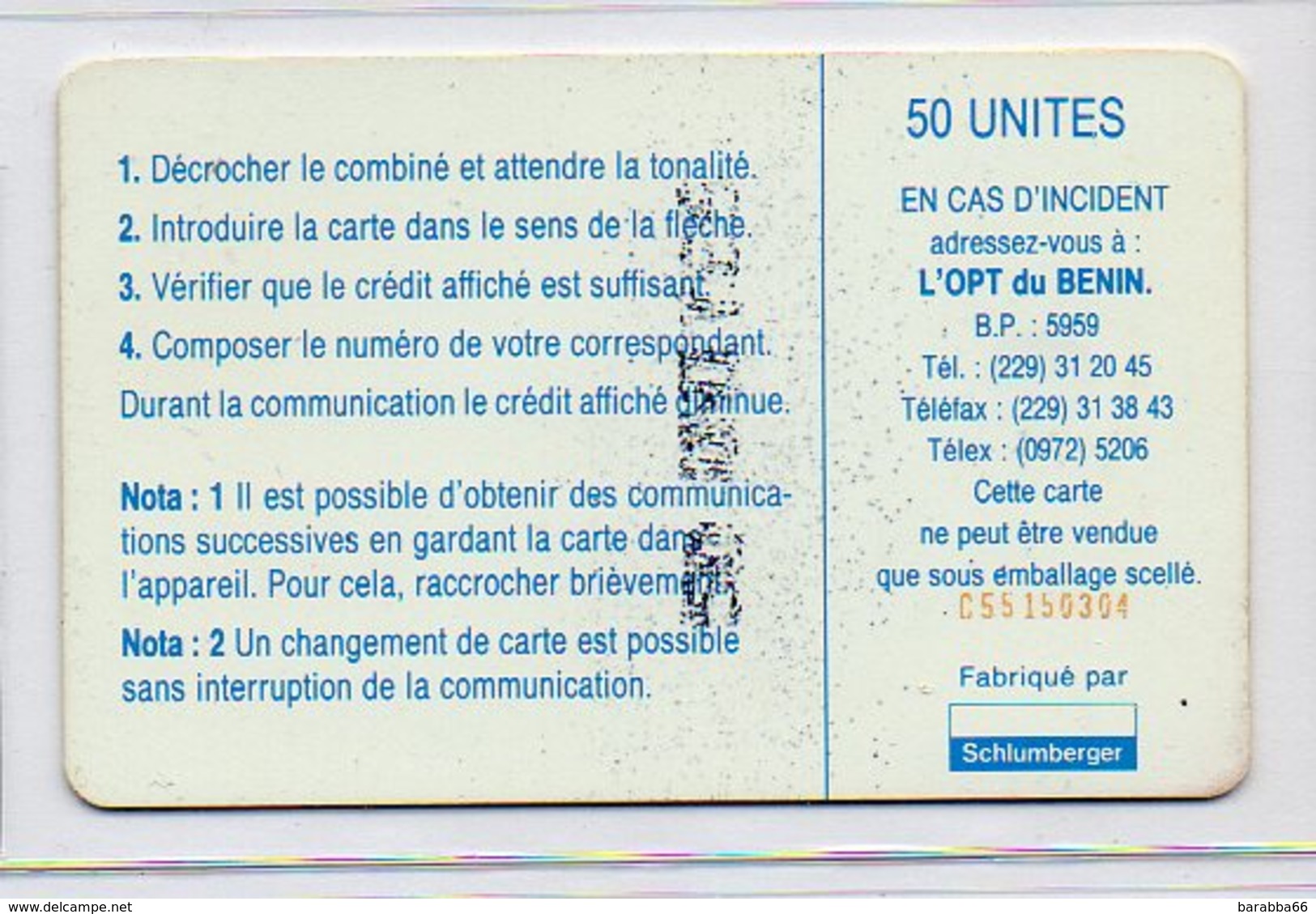 50 UNITES - Bénin