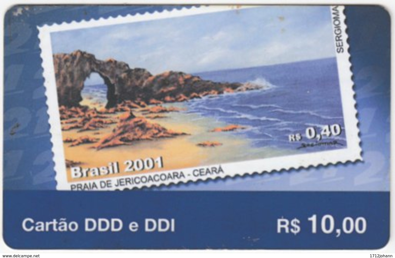 BRASIL G-667 Prepaid Embratel - Collection, Stamp - Used - Brasilien