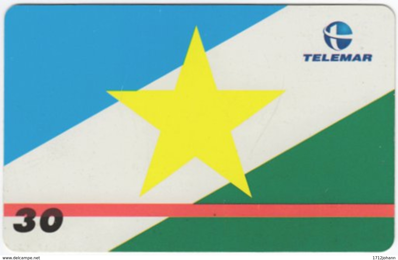 BRASIL H-148 Magnetic Telemar - Flag Of Boa Vista - Used - Brasilien