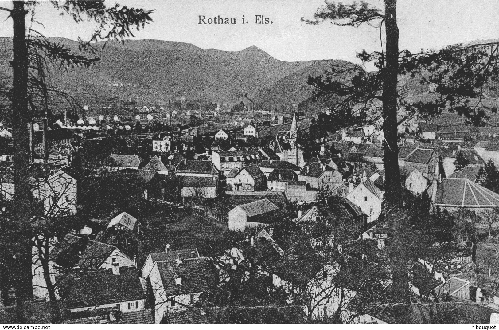 CPA, Rothau I. Els., Vue Générale - Rothau
