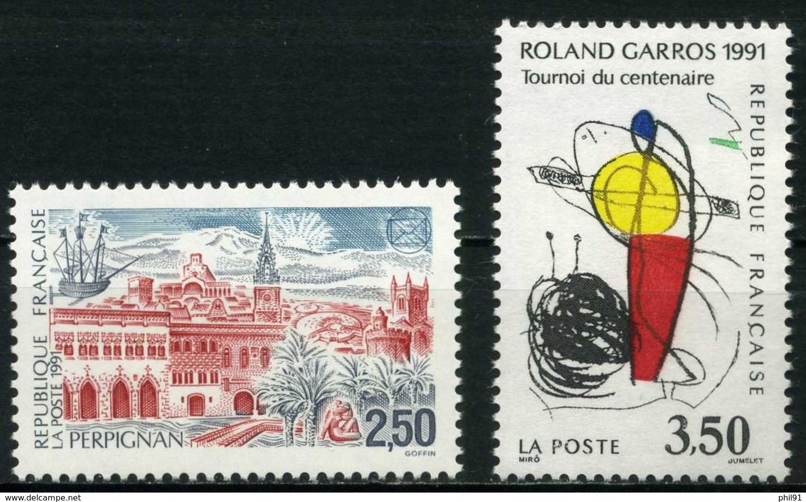 FRANCE       N° Y&T  2698 Et 2699 ** - Neufs