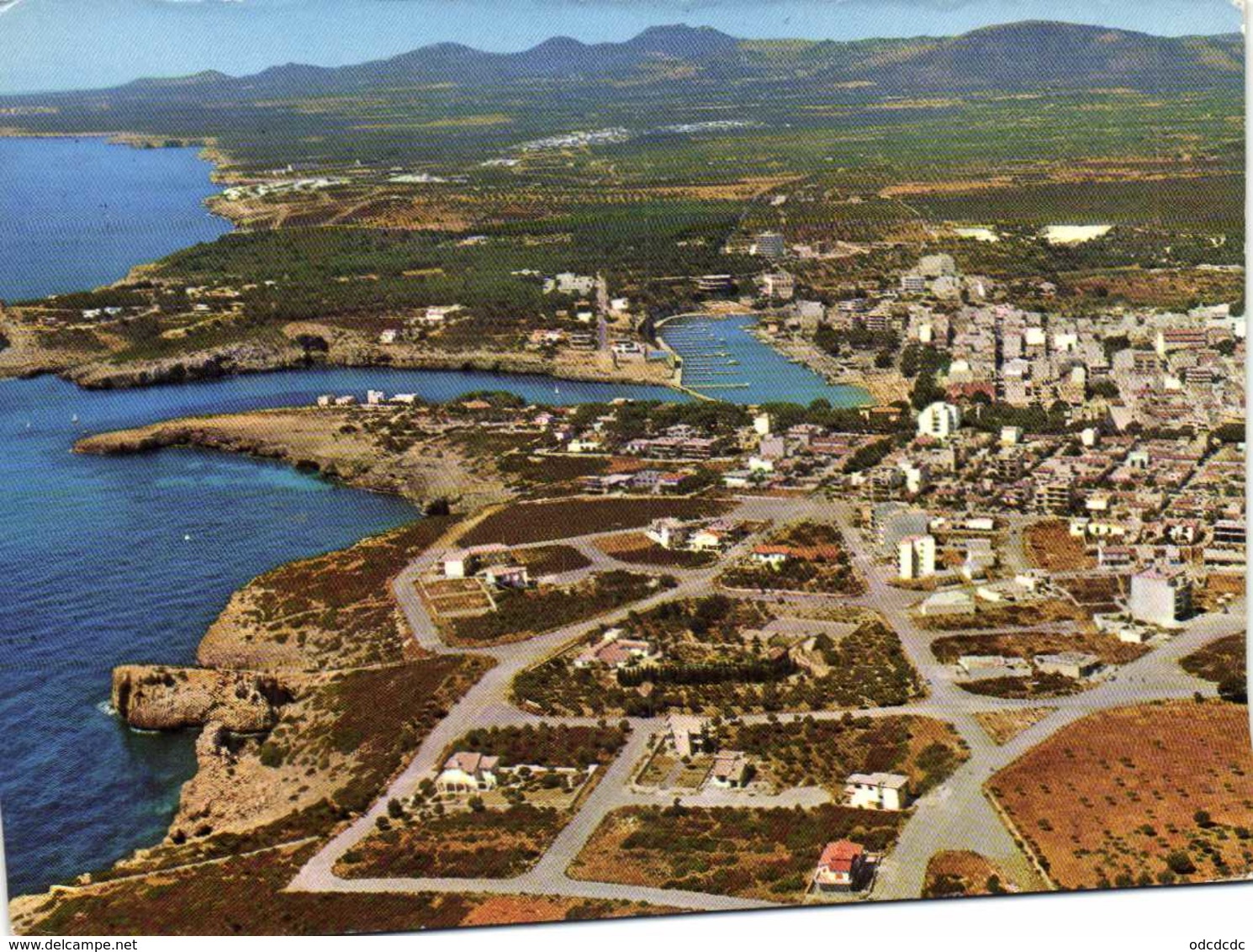 MALLORCA  PORTO CRISTO  Vue Aérienne Colorisée RV - Mallorca