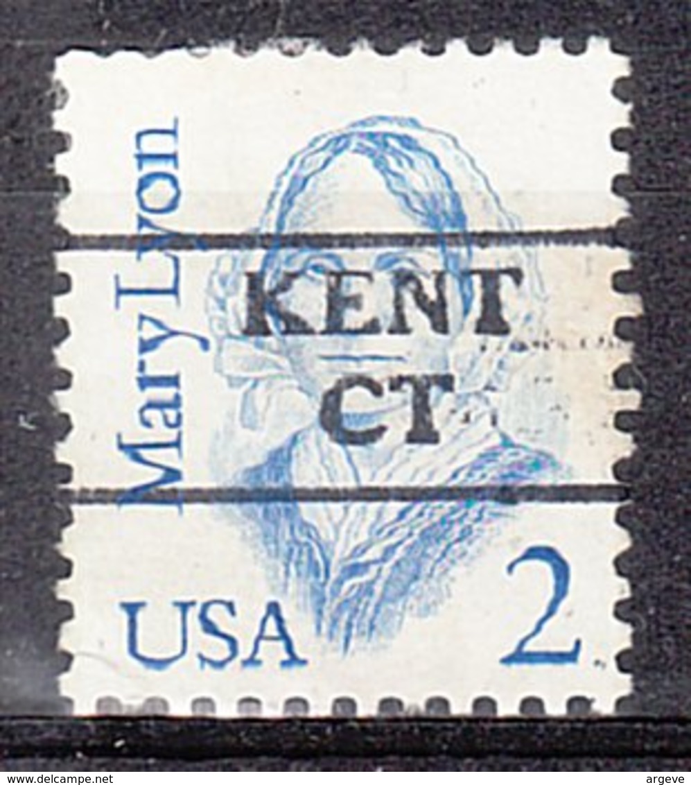 USA Precancel Vorausentwertung Preo, Locals Connecticut, Kent 872 - Vorausentwertungen