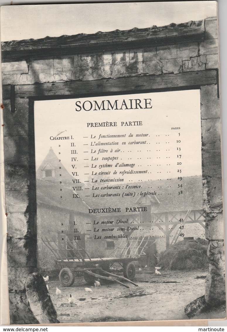 Catalogue De 55 Pages En Bon état ( Sauf Couverture ) Sur Le Tracteur Agricole En Général, Signé A Marmillot - 002 - Trattori