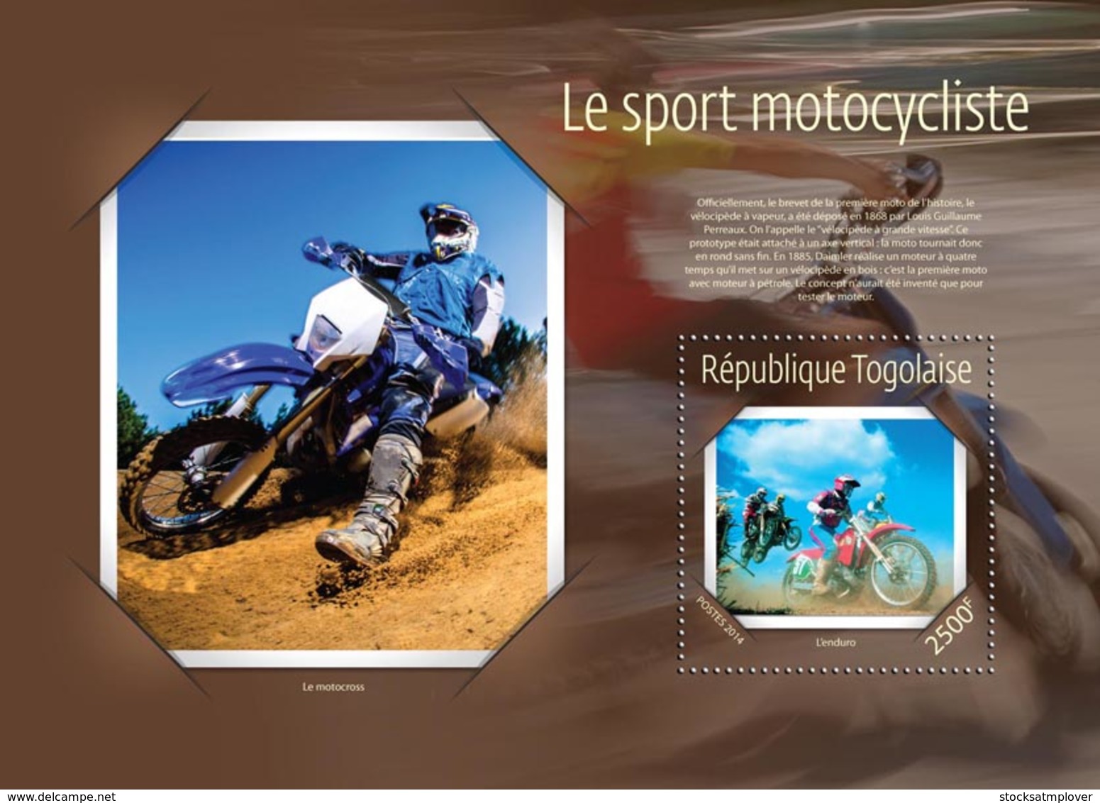 Togo  2014  Motorcycle Sport - Togo (1960-...)