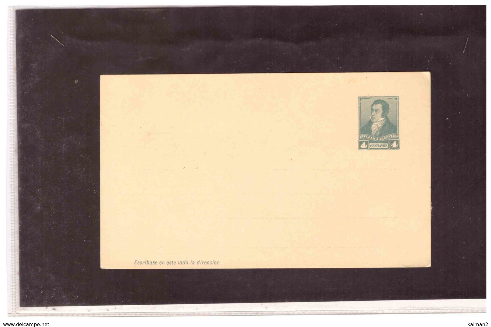 TEM4650  -    ARGENTINA - INTERO POSTALE 4 CENT.  NUOVO - Interi Postali